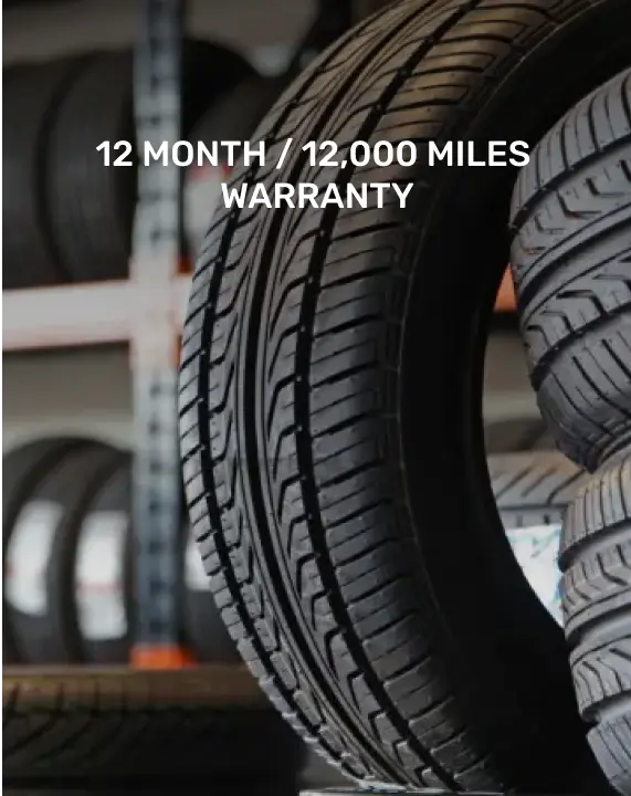 12 month or 12000 miles warranty